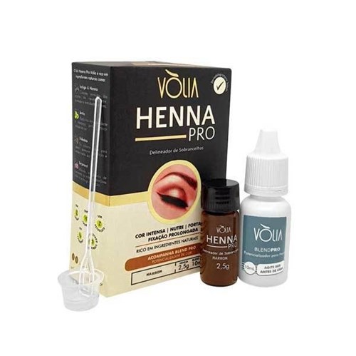Henna Volia Marrom Profissional Blend Pro 2,5G