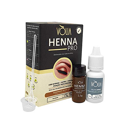 Henna Volia Marrom Profissional Blend Pro 2,5g