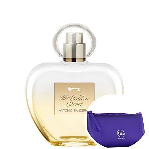 Her Golden Secret Antonio Banderas Eau de Toilette - Perfume Feminino 50ml+Necessaire Roxo