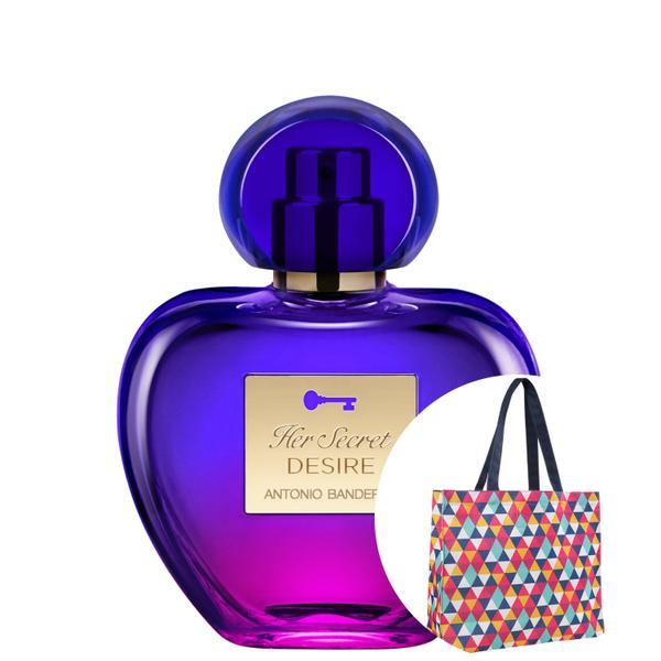 Her Secret Desire Antonio Banderas EDT-Perfume Feminino 50ml+Sacola Beleza na Web Estampa Exclusiva