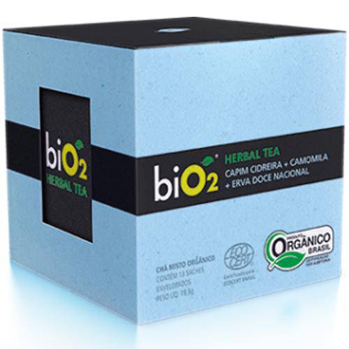 Herbal Tea Bio2 Cidreira + Camomila + Erva Doce