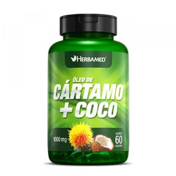 Herbamed Óleo de Cártamo + Coco - 60 Caps