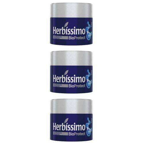 Herbíssimo Bioprotect Cedro Desodorante Creme 55g (kit C/03)