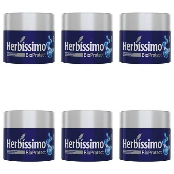 Herbíssimo Bioprotect Cedro Desodorante Creme 55g (Kit C/06)