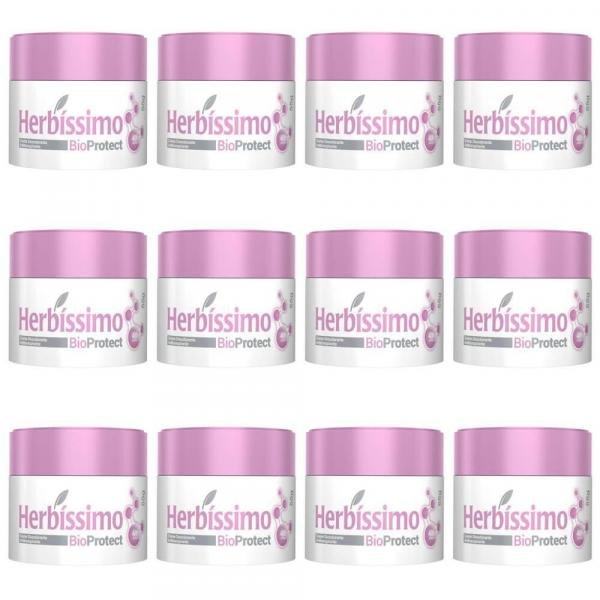 Herbíssimo Bioprotect Hibisco Desodorante Creme 55g (Kit C/12)