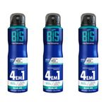 Herbíssimo Bis Blue Ice Desodorante Aerosol 150ml (kit C/03)