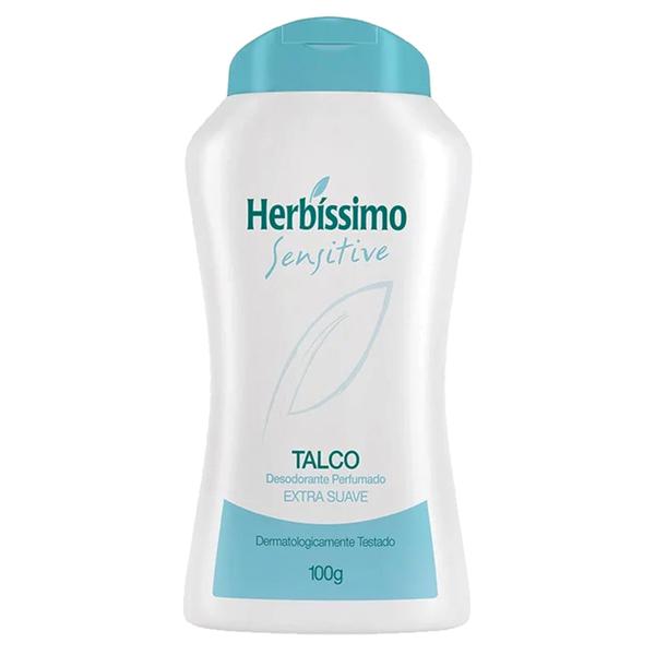 Herbíssimo Sensitive Talco Desodorante Perfumado Previne a Transpiração o Dia Todo 100g - Dana