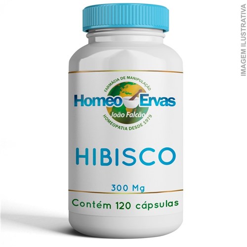 Hibisco 300Mg - 120 Cápsulas
