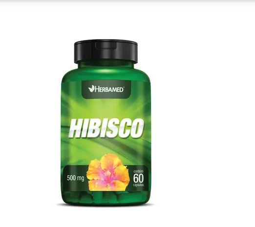 Hibisco 500mg - 60 Cápsulas - Herbamed