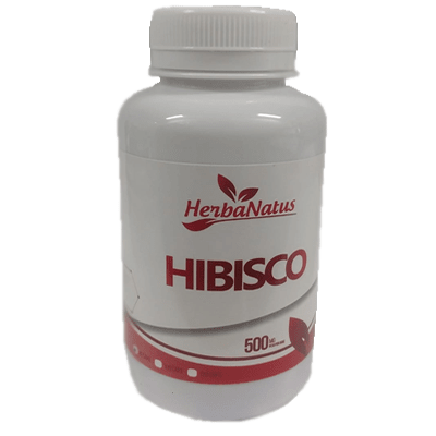 Hibisco 60 Cápsulas 500Mg Herbanatus