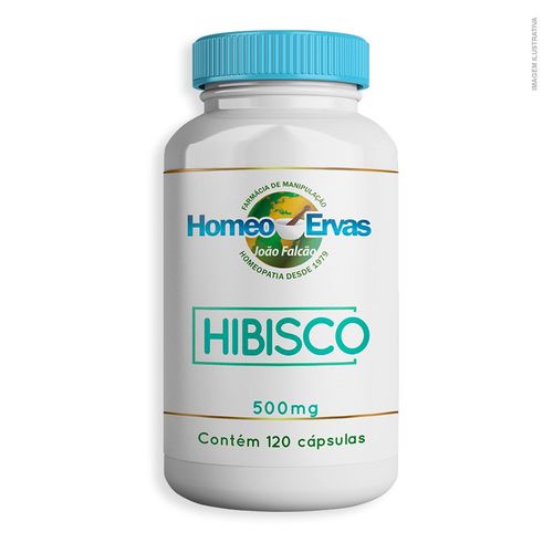 Hibisco Extrato Seco 500Mg 120 Cápsulas