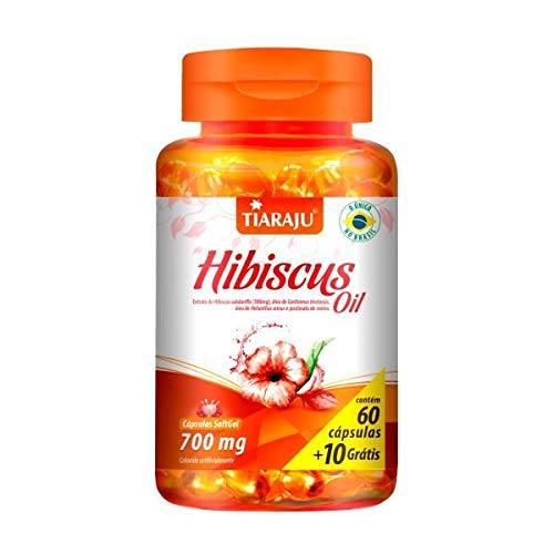 Hibiscus Oil - 60 + 10 Cápsulas - Tiaraju
