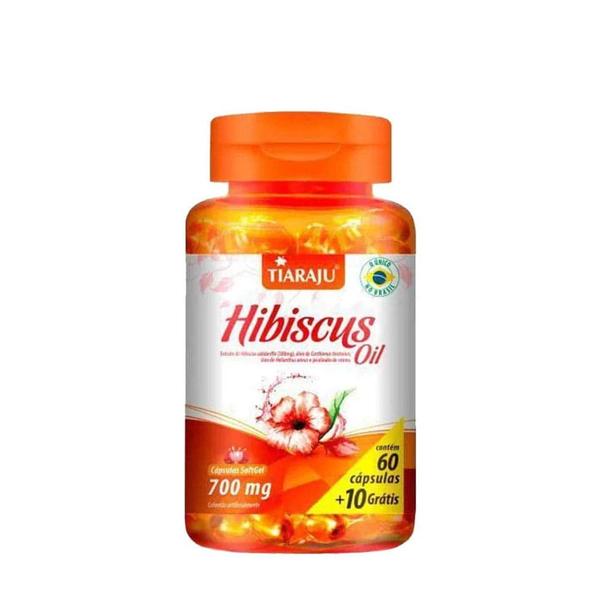 Hibiscus Oil 700mg 60+10 Cápsulas Tiaraju