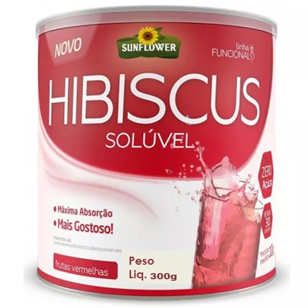 Hibiscus Solúvel 300 g - Sunflower