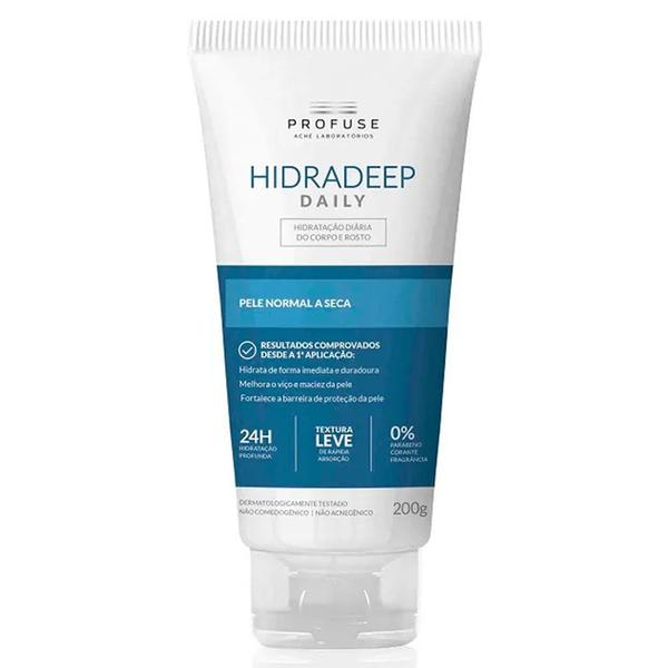 Hidradeep Daily Profuse 200g - Hidratante Pele Normal a Seca
