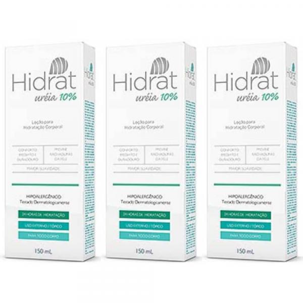 Hidrat Ureia 10 Hidratante Corporal 150ml (Kit C/03)