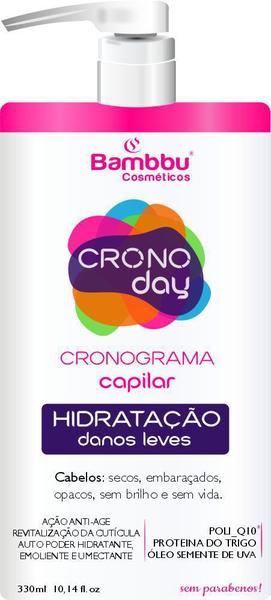 Hidratação CronoDay - Cronograma Capilar - Tratamento Intensivo para os Cabelos Danificados - 330g - Bambbu Cosmeticos