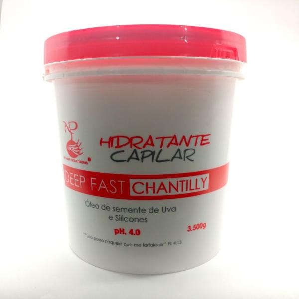 Hidratante Capilar Deep Fast Chantilly Np Hair 3500g - Np Hair Solutions
