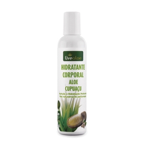 Hidratante Corporal Aloe Cupuaçu Natural e Vegano Livealoe 200 Ml