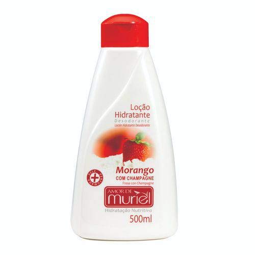 Hidratante Corporal Amor Morango com Champagne 500ml, Muriel