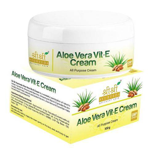 Hidratante Corporal com Aloe Vera e Vitamina e 100g - Sri Sri Ayurveda