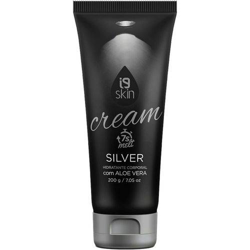 Hidratante Corporal I9skin Cream Silver com Aloe Vera Seca em 7 Segundos .