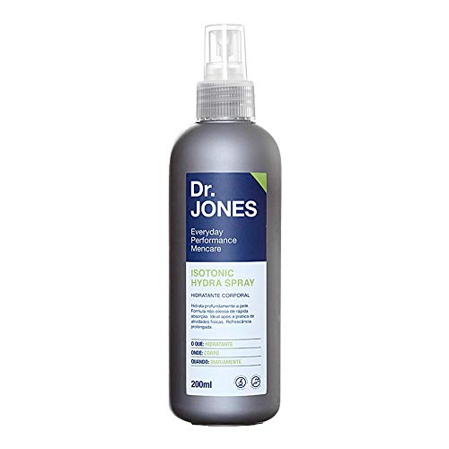 Hidratante Corporal Isotonic Hydra Spray, Dr. Jones, Cinza