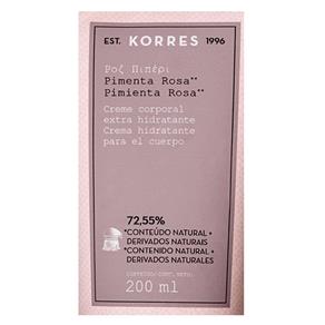 Hidratante Corporal Korres - Pimenta Rosa - 200ml