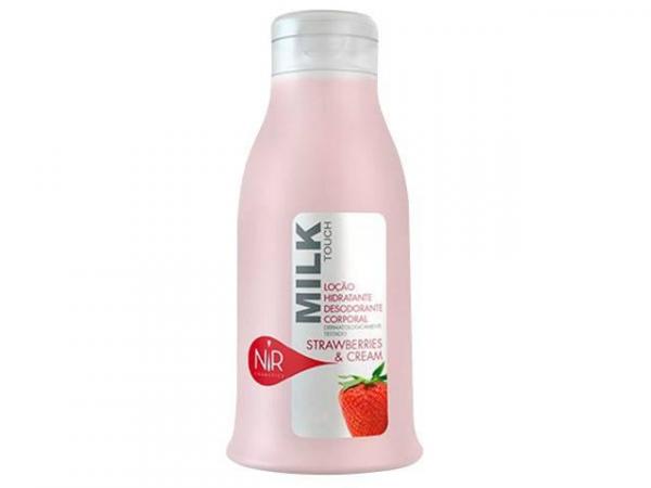 Hidratante Corporal Milk Touch Strawberries Cream - Nir Cosmetics 315g