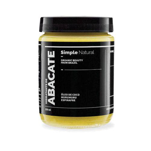 Hidratante Corporal Natural Abacate 150ml – Simple Organic