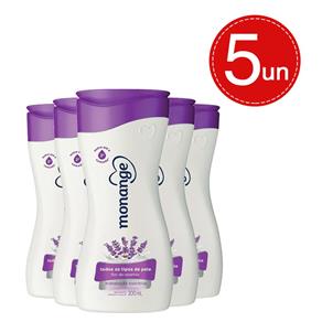 Hidratante Desodorante Monange Flor de Lavanda 200 Ml - 5 Unidades