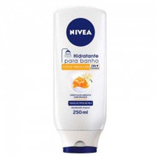 Hidratante Desodorante para Banho Nivea Flor de Vanilla e Mel 250ml