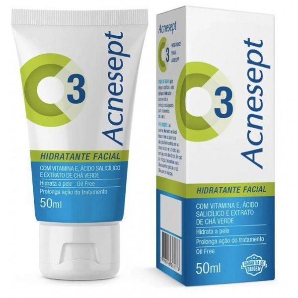 Hidratante Facial Anti Acne - Acnesept - 50ml