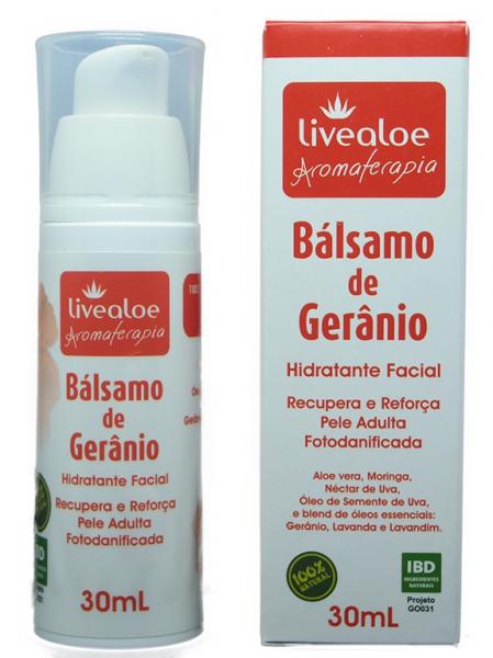 Hidratante Facial Balsamo de Geranio - Live Aloe