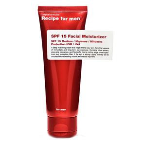 Hidratante Facial - Recipe For Men Moisturizer SPF15 75ml