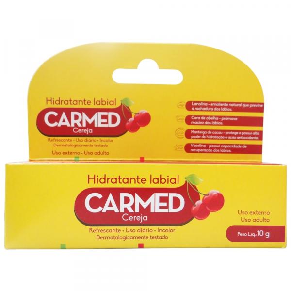 Hidratante Labial Carmed Sabor Cereja - 10gr - Cimed Consumo