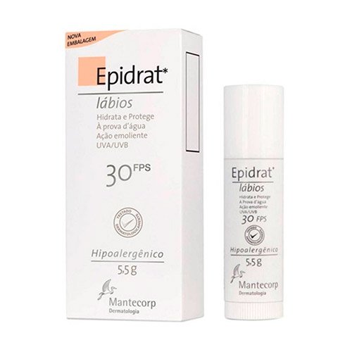 Hidratante Labial Epidrat Fps 30 Mantecorp Skincare 5,5g