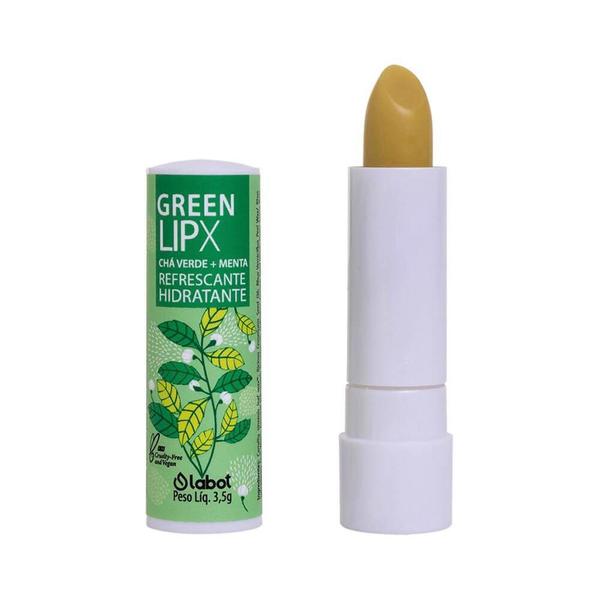 Hidratante Labial Refrescante Green Lipx 3,5g Labot