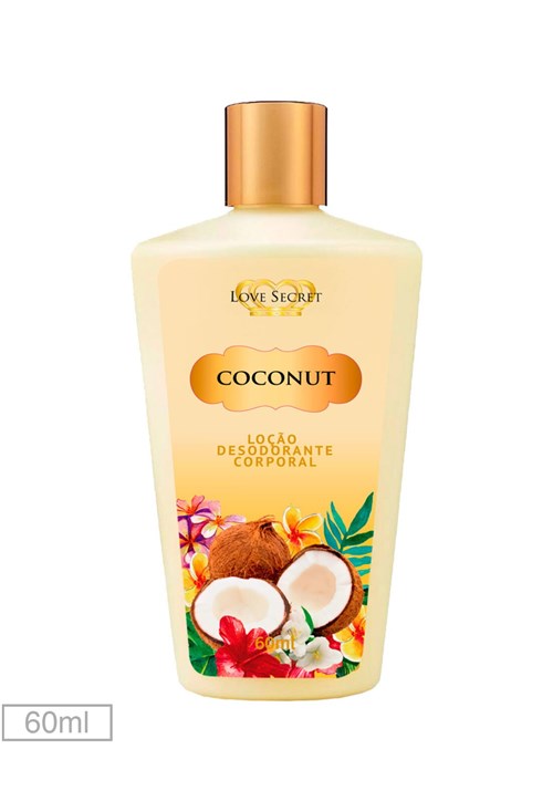 Hidratante Miniatura Coconut Love Secret 60ml