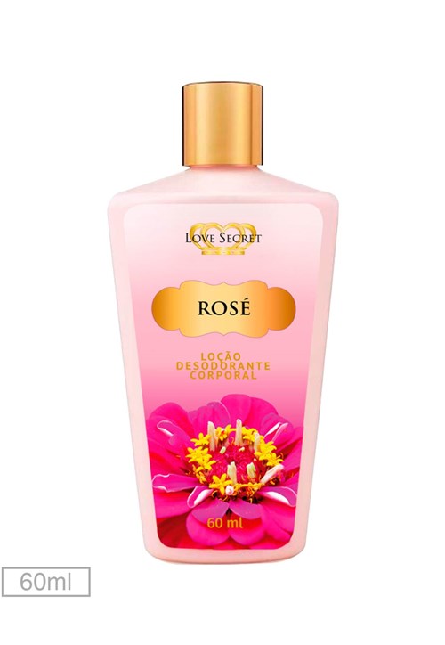 Hidratante Miniatura Rose Love Secret 60ml