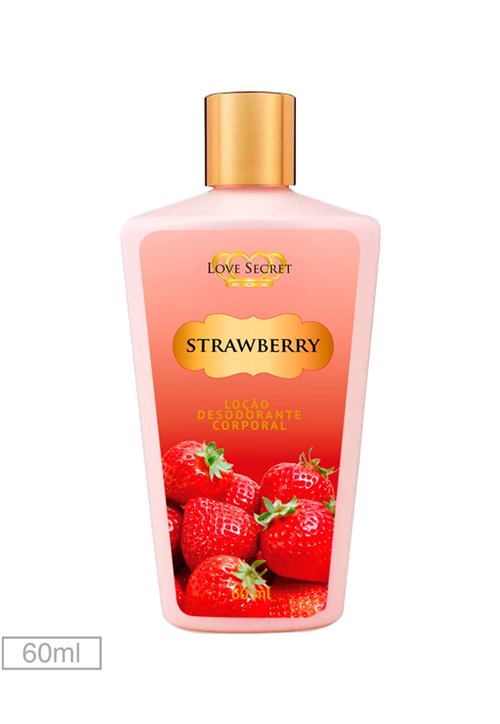 Hidratante Miniatura Strawberry Love Secret 60ml