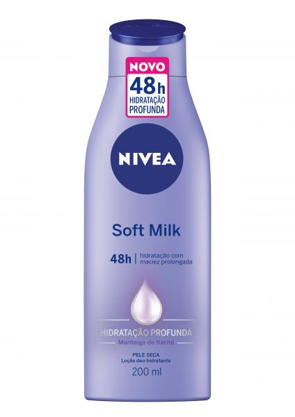 Hidratante Nivea Soft Milk para Pele Seca com Manteiga de Karité 200ml