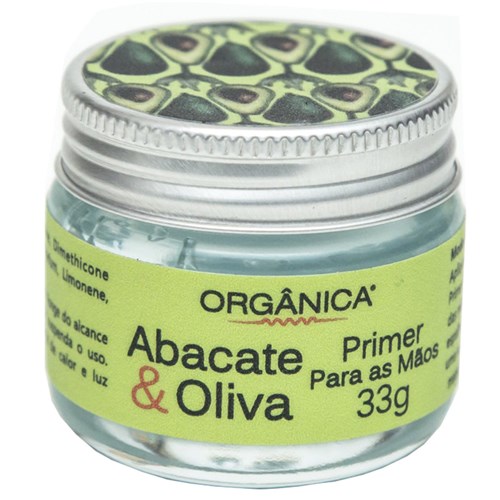 Hidratante para as Mãos Orgânica Primer Abacate e Oliva 33G
