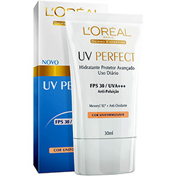 Hidratante Protetor Avançado Uniformizante FPS30 UV Perfect 30ml - Dermo Expertise - L'Oréal Paris