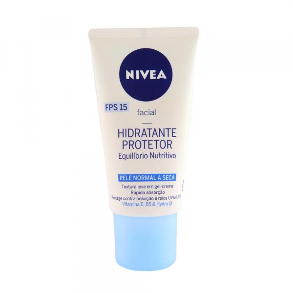 Hidratante Protetor FPS 15 Equilibrio Nutritivo Facial Pele Normal a Seca 50g - Nivea