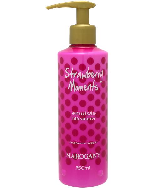 Hidratante Strawberry Moments Mahogany 350ml