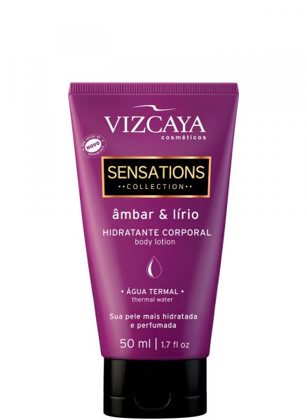 Hidratante Vizcaya Sensations - Âmbar e Lirio - 50ml