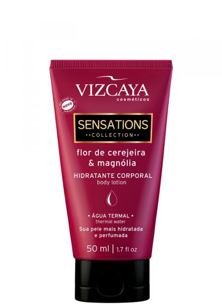 Hidratante Vizcaya Sensations - Flor de Cerejeira e Magnólia - 50ml