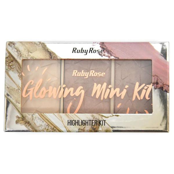 Highlighter Glowing Mini Kit Ruby Rose Hb 7215-1