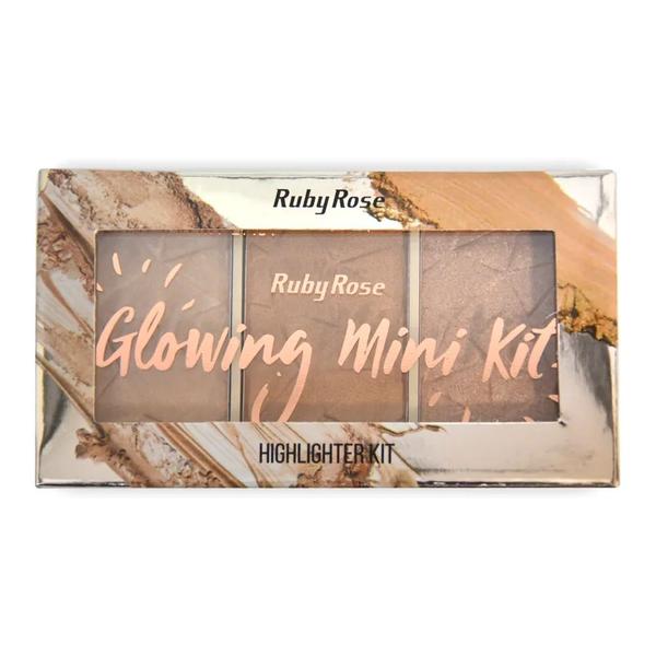 Highlighter Glowing Mini Kit Ruby Rose Hb 7215-2